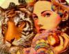 Схема вышивки &laquo;Тигрицы&raquo;