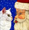 Дед Мороз и кот: оригинал