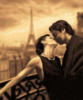 Схема вышивки «Париж...поцелуй...»