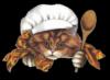 Схема вышивки «Кот-повар»