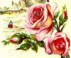 Схема вышивки &laquo;Розы&raquo;