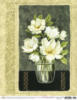 Схема вышивки «Букет белых цветов»