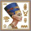 Схема вышивки &laquo;Нефертити&raquo;