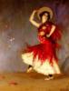 Схема вышивки «Артур Камф. Танцовщица фламенко»