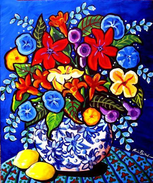 Яркие букеты, букеты, яркие букеты, букет, лилии, лимоны, цветы, флора