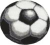 Схема вышивки «Коврик. Футбольный мяч»