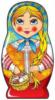 Схема вышивки &laquo;Матрёшка&raquo;
