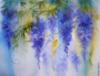 Схема вышивки «Гроздья голубых цветов»