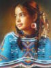 Схема вышивки «Индейская девочка»
