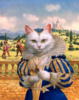 Схема вышивки «Королева кошек»